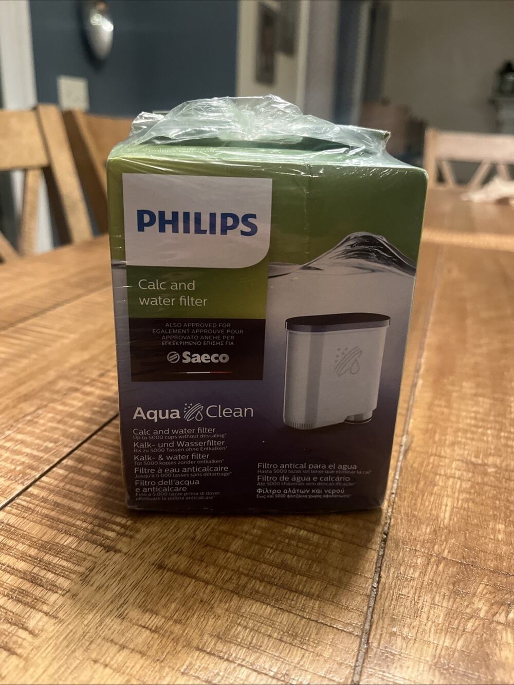 2 PHILIPS SAECO AquaClean Calc and Water Filter CA6903/10 New C5 New In Boxes